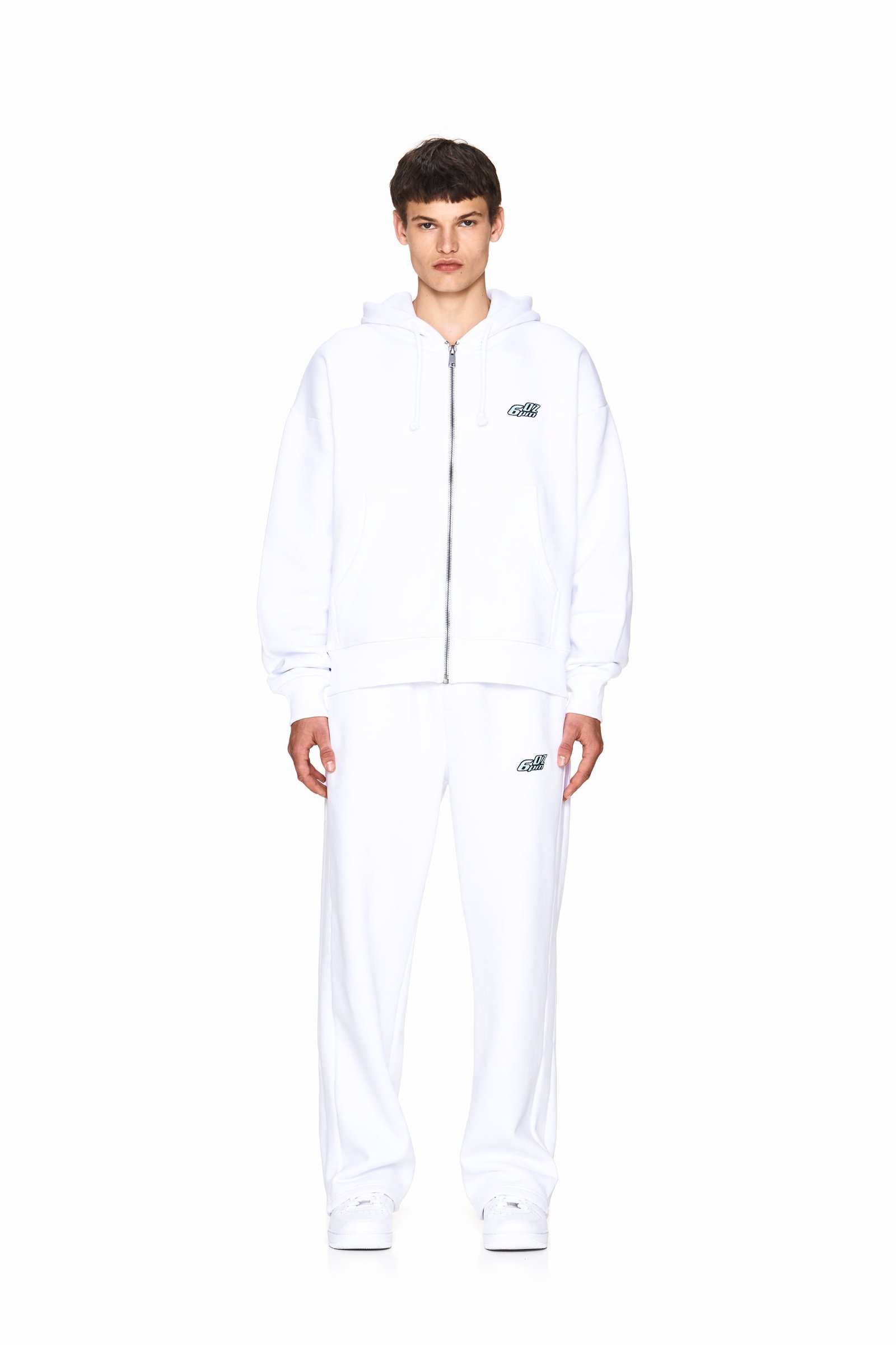 OZ ZIP HOODIE WHITE